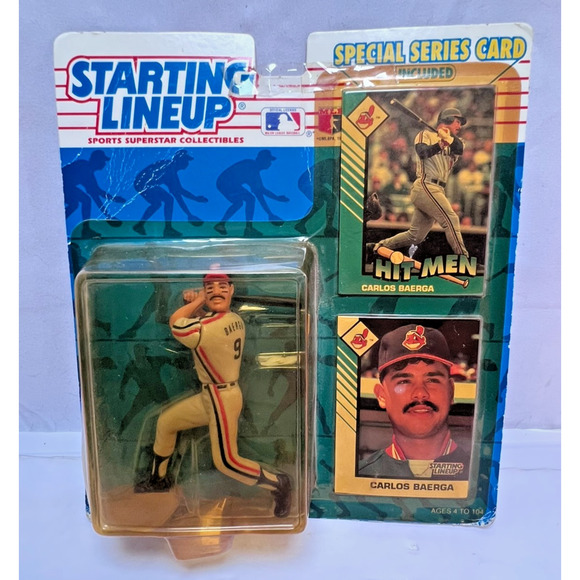 1993 Starting Lineup CARLOS BAERGA SLU Cleveland Indians -Sealed - Picture 1 of 5